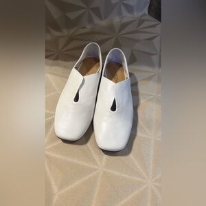 NWT Made in Italy Vittorio Virgili White Leather loafers